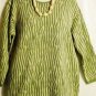 Women's Green Print Long Sleeve Sweater, Sz L, Bleyle, $14.99, Cute, New!