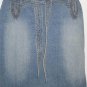 Women's Short Blue Denim Skirt w/Belt, Sz 12, Carole Little, $16.99, Awesome
