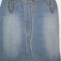 Women's Short Blue Denim Skirt w/Belt, Sz 12, Carole Little, $16.99, Awesome