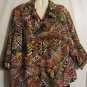 Women's Plus Size 3/4 Sleeve Top w/Attached Shell, Sz 3X, $14.99, Great Buy