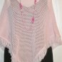 Women's Pink Knit Poncho Top,One Size, A.L.C. Sweaters, $ 14.99, Stylish
