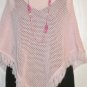 Women's Pink Knit Poncho Top,One Size, A.L.C. Sweaters, $ 14.99, Stylish