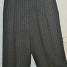 Women's Black White Wide Leg Checked Print Pants Sz 16, $12.99, Excellent