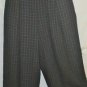 Women's Black White Wide Leg Checked Print Pants Sz 16, $12.99, Excellent