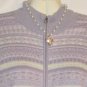 Women's Long Sleeve Lavender Print Sweater, Jones Wear, Sz XL, $14.99, Cute
