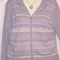 Women's Long Sleeve Lavender Print Sweater, Jones Wear, Sz XL, $14.99, Cute