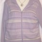 Women's Long Sleeve Lavender Print Sweater, Jones Wear, Sz XL, $14.99, Cute