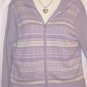 Women's Long Sleeve Lavender Print Sweater, Jones Wear, Sz XL, $14.99, Cute