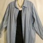 Women's Plus Size Long Sleeve Stripe Top, Venezia Jeans, Sz 26W/28W, $12.99