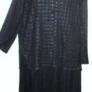 Women's Plus Size Long Black Skirt Suit, 2pc.Sz 3X, Mattina J., $21.99,  So Nice