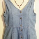 Women's Long Sleeveless Denim Dress, Sz M, Bass, $15.99, Awesome