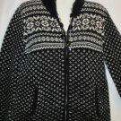 Women's Long Sleeve Black White Jacket, Jones New York Sport, Sz M,  $17.99,