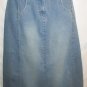 Women's Long Blue Denim Skirt, Sz 10, L.A. Blues, $14.99, Cute Style