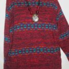 Women's Crew Neck Print Sweater, Reed & James, Sz L,  $12.99, Quality
