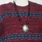 Women's Crew Neck Print Sweater, Reed & James, Sz L,  $12.99, Quality