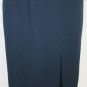 Women's Petite Size Long Navy Blue Skirt, Adrienne Papell, Sz.10P,  $17.99, New