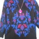 Women's Mock Turtleneck Print Sweater, Sz 1X  $12.99, Comfy and Pretty
