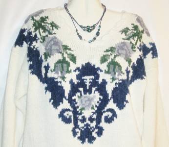 Women's Plus Size Vee Neck  Sweater, Sz 24W, Golden Touch, $14.99, Cute
