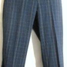 Women's  Plaid Stretch Career Pants, White Stag, Sz 16S, $10.99,Nice