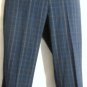 Women's Plaid Stretch Career Pants, White Stag, Sz 16S, $10.99,Nice