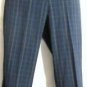 Women's Plaid Stretch Career Pants, White Stag, Sz 16S, $10.99,Nice