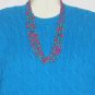 Women's Crew Neck Cable Knit Blue Sweater, Charter Club, Sz M, $12.99, Pretty