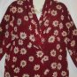 Women's Long Sleeve Blouse Print Top, Impressions, Sz 16, $13.99, Gorgeous