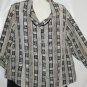 Women's Plus Size 3/4 Sleeve Print Top, Ashley Stewart, Sz 18, $13.99