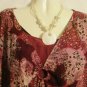Women's Plus Size Long Sleeve Print Tunic Top, Sz 22W/24W, Fashion Bug, $13.99