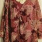 Women's Plus Size Long Sleeve Print Tunic Top, Sz 22W/24W, Fashion Bug, $13.99