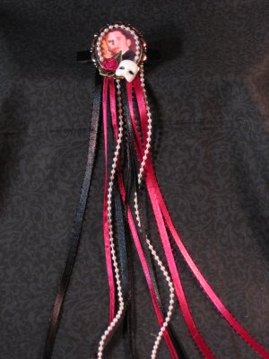 PHANTOM OF THE OPERA Gerard Butler Victorian Hair Clip
