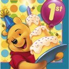 POOH'S FIRST BDAY LUNCHEON NAPKIN