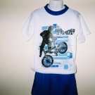 Boys Biker 2pc Short Set Size 6