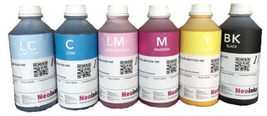 Dye Sublimation Ink 6 Colors X 6 Liters For Epson Printers Free Shipping