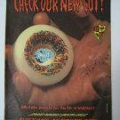 Original Santa Cruz SkateBoard Advertisement Rare Vintage Speed Wheels