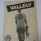 Original Mike Valley SkateBoard Advertisement Rare Vintage
