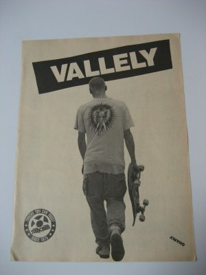 Original Mike Valley SkateBoard Advertisement Rare Vintage