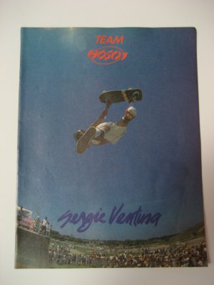 Original Team Hosoi SkateBoard Advertisement Rare Vintage
