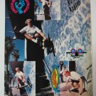 Original Santa Cruz SkateBoard Advertisement Rare Vintage Speed Wheels