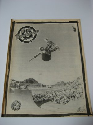 Original Santa Cruz SkateBoard Advertisement Rare Vintage Rob Roskopp