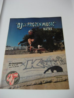 Original Santa Cruz SkateBoard Advertisement Rare Vintage Natas