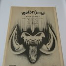 Original Motorhead Advertisement Rare Vintage Rock and Roll