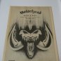 Original Motorhead Advertisement Rare Vintage Rock and Roll