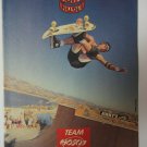 Original Team Hosoi SkateBoard Advertisement Rare Vintage Monty Nolder