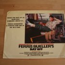 Original Ferris Bueller's Day Off Lobby Card