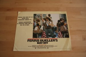 Original Ferris Bueller's Day Off Lobby Card