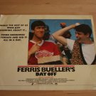 Original Ferris Bueller's Day Off Lobby Card