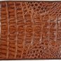 100% Genuine Alligator Brown Bifold Wallet W214