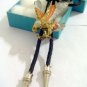GOLD TONE Eagle BOLO TIE WESTERN COWBOY NECKLACE A3