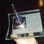 Square Glass Bath Bathroom Waterfall Faucet